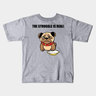 The struggle is real. Kids T-Shirt